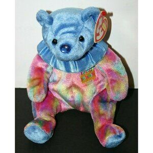 TY Beanie Baby September bear 1st series 2001 birthday 4372 tye dye retired